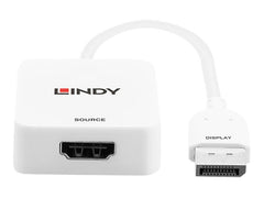 LINDY HDMI 18G to DisplayPort 1.2 Converter Connects an HDMI source to a DisplayPort display