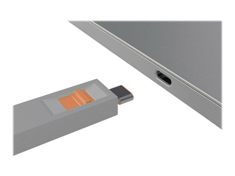 LINDY USB Type C Port Blocker orange