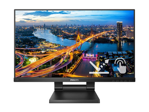 PHILIPS 242B1TC/01 23.8p IPS WLED 1920x1080 P-Cap In Cell Touch HDMI/Displayport 3x USB 3.2