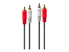 LINDY Audio Cable 2xPhono Stereo 20m 2xRCA Jack male / male gold plated