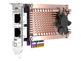 QNAP QM2 series Card 2xPCIe 2280 M.2 SSD slots PCIe Gen3x4 2xIntel I225LM 2.5GbE NBASE-T port