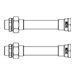 APC Piping kit Bottom Connection 300mm