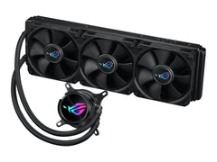 ASUS ROG Strix LC III 360 all-in-one CPU liquid cooler with 360 rotatable water block 7th gen V2 Asetek pump Premium ROG fans