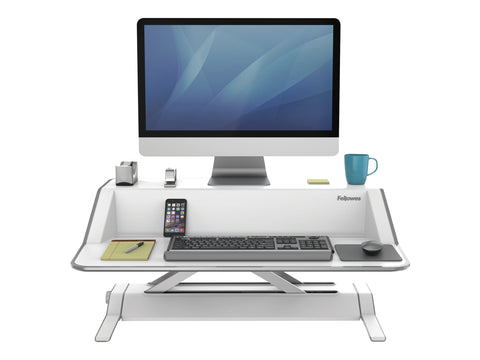 FELLOWES plate-forme assis-debout lotus - blanc