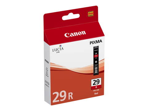 CANON PGI-29 R cartouche d encre rouge capacité standard 2.370 pictures pack de 1