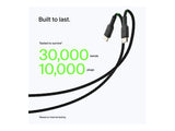 BELKIN BOOST CHARGE USB-A to USB-C Cable Braided 0.15M Black