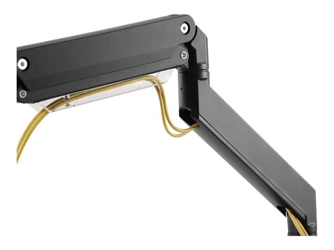 NEOMOUNTS NM-D775DX3BLACK Support décran à fixer 17-27p - ressort à gaz - Topfix - arrêt 180