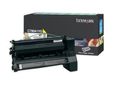 LEXMARK C782, X782e cartouche de toner jaune faible capacité 6.000 pages pack de 1 retour programme