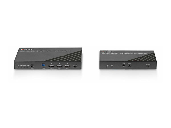 LINDY 70m Cat.6A Type C and HDMI HDBaseT 3.0 KVM Extender