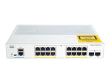 CISCO Catalyst 1000 16-Port Gigabit PoE+ PoE Budget 120W 2 x 1G SFP Uplinks LAN Base with external power supply