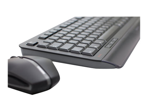 CHERRY GENTIX Desktop Wireless desktop Keyboard and Mouse USB black (FR)