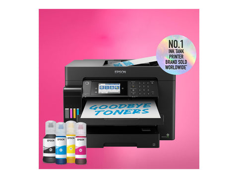 EPSON EcoTank ET-16655 MFP colour inkjet ITS A3 25ppm Print 550sheets USB LAN Wi-Fi Black