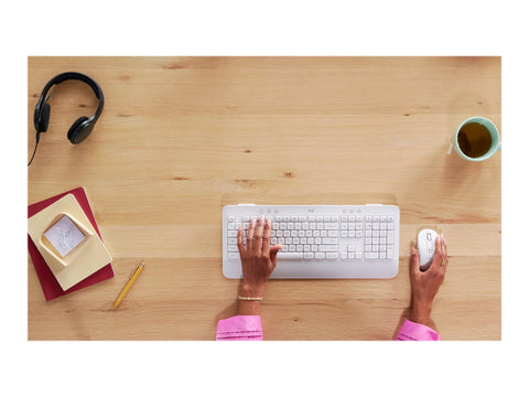 LOGITECH Signature MK650 Combo for Business - OFFWHITE - (FRA) - CENTRAL