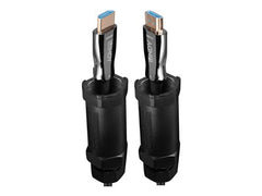 LINDY 30m armored Fibre Optic Hybrid