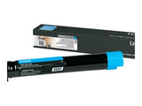 LEXMARK X950, X952, X954 cartouche de toner cyan très haute capacité 22.000 pages pack de 1
