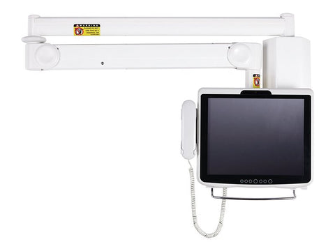 NEOMOUNTS FPMA-HAW100 Support mural pour écran médical 10-24p - h 0-170 cm - ressort à gaz