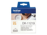 BROTHER ETIQUETTE RONDE PAPIER