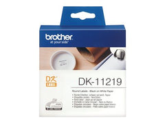 BROTHER ETIQUETTE RONDE PAPIER