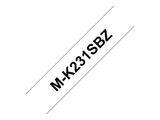 BROTHER MK231S tape cassette white black 4mx12mm none laminate for P-touch 55 60 65 75 80 85 110 BB4