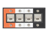 EATON SmartRack 3U 19inch Indoor Modular Vertical Wall Box and 4x RJ45 Terminal Block