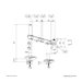 NEOMOUNTS NERO Single Screen Desk Mount