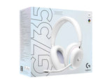 LOGITECH G G735 Headset full size Bluetooth / LIGHTSPEED wireless 3.5 mm jack white mist