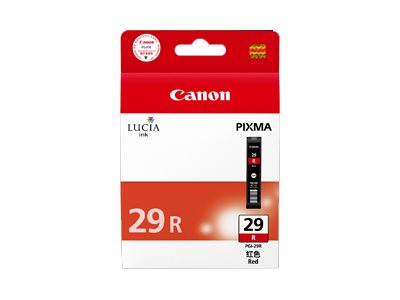 CANON PGI-29 R cartouche d encre rouge capacité standard 2.370 pictures pack de 1