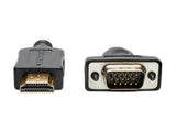 EATON TRIPPLITE HDMI to VGA Active Adapter Cable HDMI to Low-Profile HD15 M/M 3ft. 0.9m