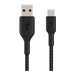 BELKIN Câble tressé USBA USBC 0.15m noir