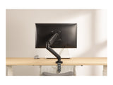 TNB ERGO Line Single Monitor Articulated Arm And Gas Spring Adjustment Material Steel For Screen Size