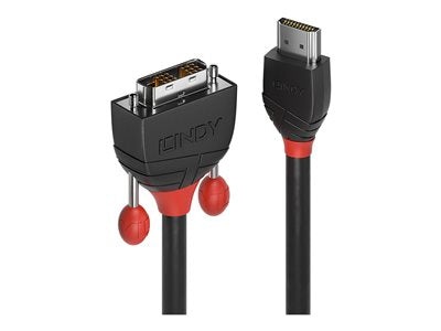 LINDY Câble HDMI vers DVI-D Black Line