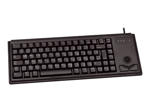 CHERRY mechanical keyboard with 84 keys Low profile black USB integrated mechanical trackball (FR)