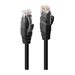 LINDY UTP Cat.6 Cable Black 1m