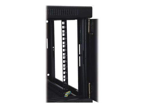 EATON TRIPPLITE SmartRack 9U Low-Profile Switch-Depth Wall-Mount Mini Rack Enclosure Clear Acrylic Window