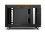 APC NetShelter Soundproof Server Rack 12U 110-240V 783H x 750W x 1134D mm Maple