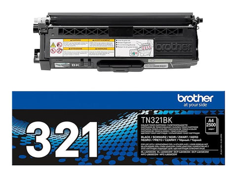 BROTHER TN-321BK cartouche de toner noir capacité standard 2.500 pages pack de 1