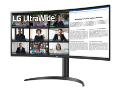 LG UltraWide 34WR55QK-B - Écran incurvé - 34i - 3440 x 1440 WQHD 100 Hz - VA - 300 cd/m2 - HDR10 - 5 ms - 2xHDMI -DP - USB-C