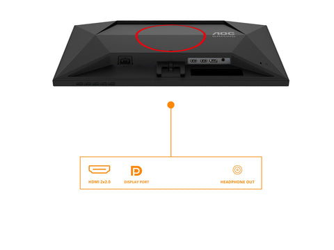 AOC 25G4SRE 24.5p 1920x1080 Fast IPS 300Hz AOC Gaming 2xHDMI 1xDP
