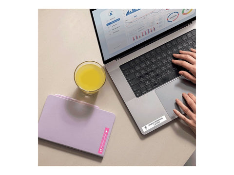 BROTHER 12MM BTAG231 Ribbon Black on White