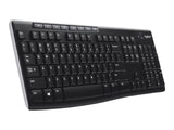 LOGITECH Wireless Keyboard K270 Keyboard wireless 2.4 GHz (UK)