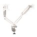 FELLOWES Bras Porte-Ecrans Double Blanc