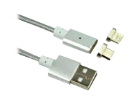 MCL Câble USB avec 2 embouts magnétiques