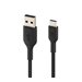BELKIN Câble tressé USBA USBC 0.15m noir