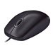 LOGI M90 corded optical Mouse grey