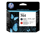 HP 744 Printhead Noir mat & Rouge