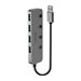 LINDY 4P USB 3.0 hub with on/off switch