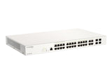 D-LINK Nuclias Switch 28xGE-ports PoE+ Smart Managed incl 4x1G Combo 193Ww/1Yr Lic