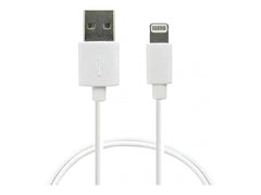 URBAN FACTORY USB-A to Lightning MFI White Cable 80cm