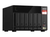 QNAP TVS-675-8G 6-bay NAS KX-U6580 8C/8T 2.5GHz 8Go 6xSATA 6Gb/s bays 2xM.2 NVMe PCIe Gen3 SSD slots 2x2.5GbE LAN optional 10GbE