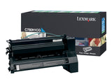 LEXMARK C782, X782e cartouche de toner cyan capacité standard 10.000 pages pack de 1 retour programme